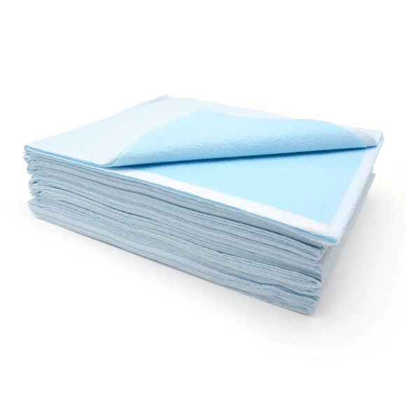 Graham 321 Drape Sheet 2ply White with Blue Poly Fluid-Resistant Back 40