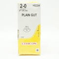 Ethicon Plain Gut Absorbable Suture 27" 2-0 with FS-1 Reverse Cutting Needle