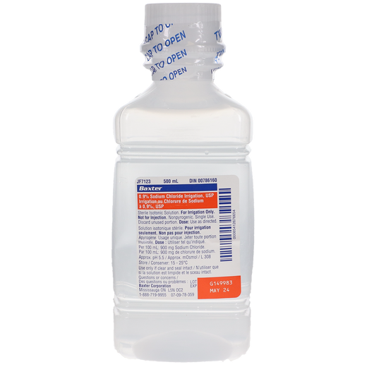 Baxter Saline, Sodium Chloride 0.9% for Irrigation