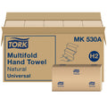 Tork Multifold Hand Towels, Natural, H2, 250/Pack