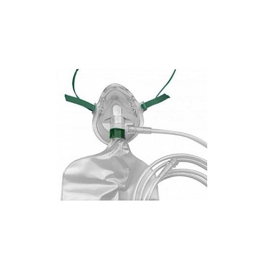 AirLife Pediatric High-Concentration Rebreather Oxygen Mask with 7 ft Tubing