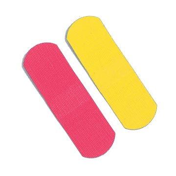 Curity Flexible Fabric Bandages Neon