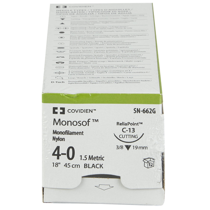 Monosof Monofilament Nylon Non-Absorbable Suture