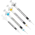 Sol-Care Safety Syringe with Fixed Needle