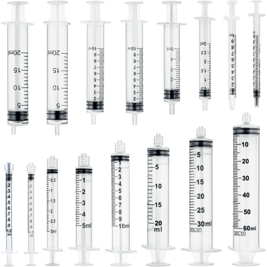 Sol-M 3-piece Syringes without Needle
