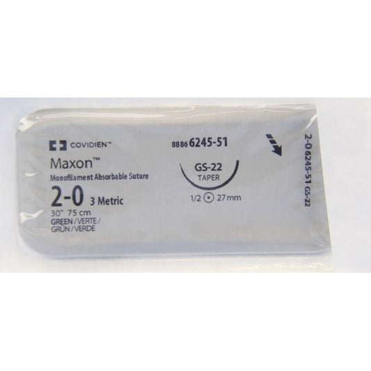 Maxon™ Absorbable Suture 2-0 30" GS-22 Taper Needle