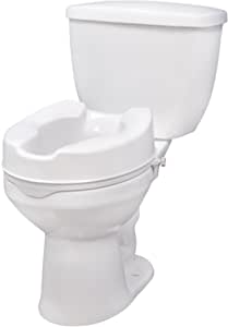 Drive Medical Clamp-On Raised Toilet Seat