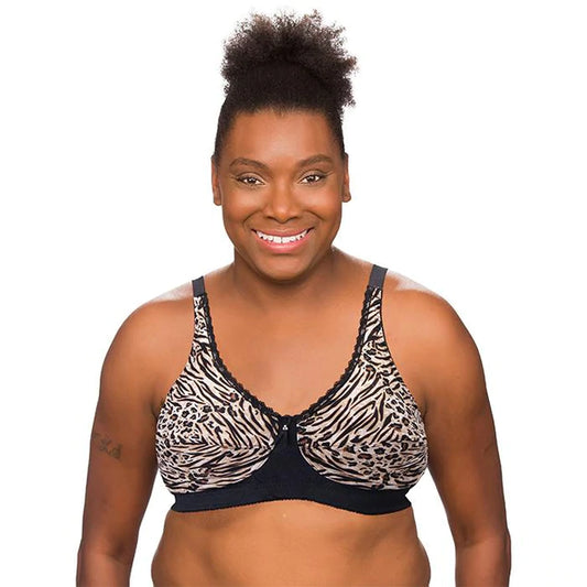 Trulife Soft Barbara Exotic Black Mastectomy Bra