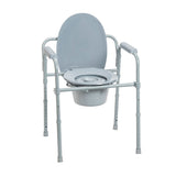 Drive Medical Folding Steel Commode