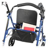 Drive Medical 4-Wheel Rollator with 7.5" Casters