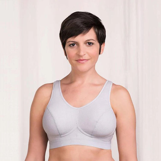 Trulife Sophia Activity Grey Mastectomy Bra
