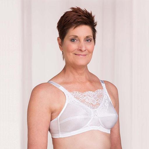 Trulife Jessica White Mastectomy Bra