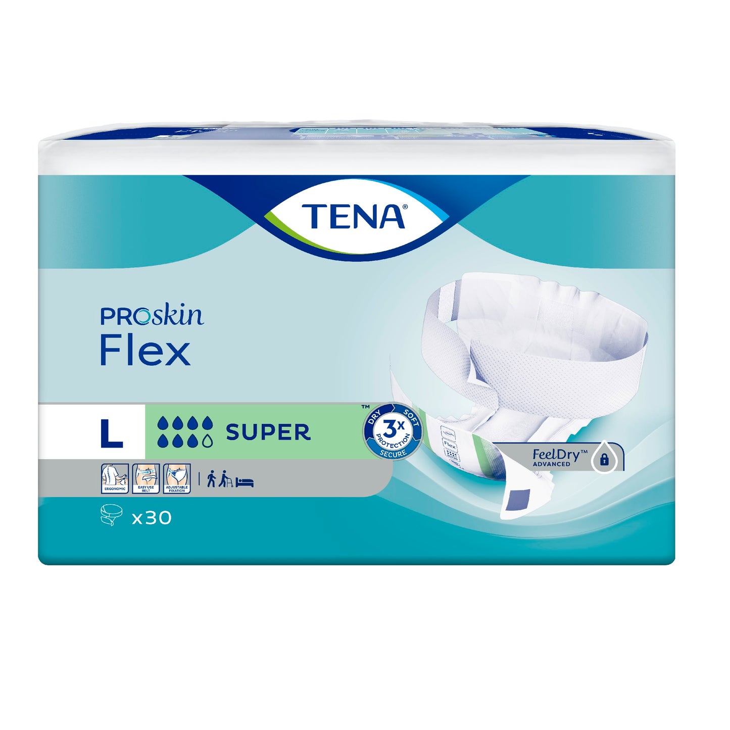 TENA® Flex™ Incontinence Brief, Super Absorbency