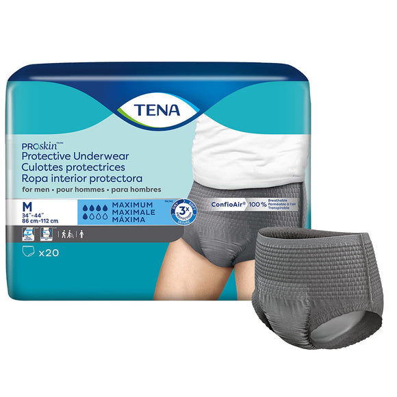 TENA® ProSkin™ Underwear for Men, Maximum Absorbency