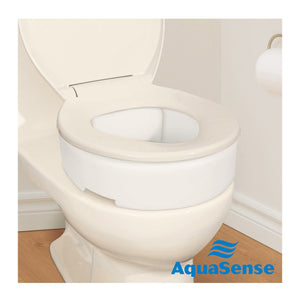 Aquasense Hinged Toilet Seat Riser 3.5"