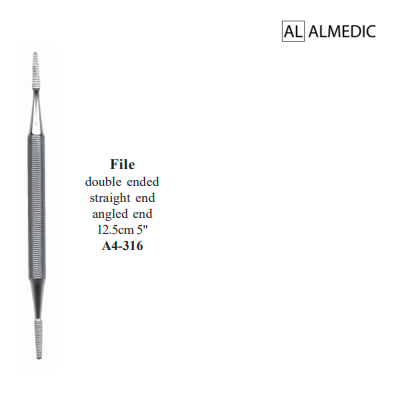 Almedic Double-Ended File 5"