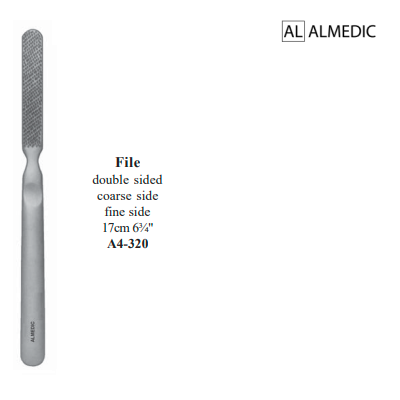 Almedic Double-Sided File 6.75"