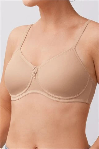 Amoena Lara Wire-Free Mastectomy Bra (0674) - Nude