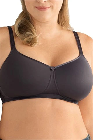 Amoena Mara Padded Wire-free Mastectomy Bra (44023) - Dark Grey