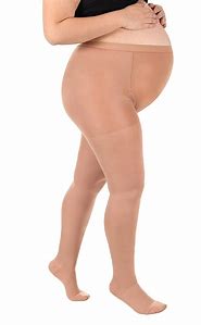 Mediven Plus Maternity Compression Pantyhose Petite, Open Toe Class 2