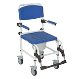Drive Medical Aluminum Rehab Shower Commode Chair