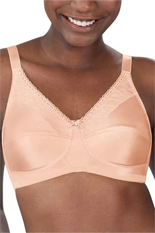 Amoena Nancy Wire-Free Mastectomy Bra (44807) - Rose Nude
