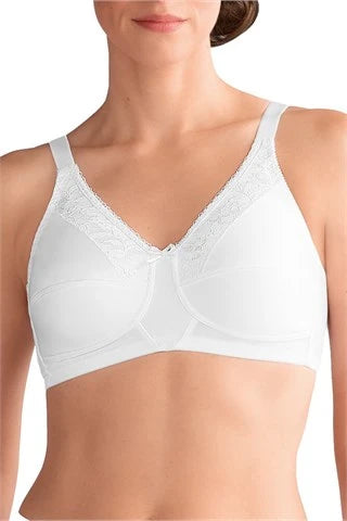 Amoena Nancy Wire-Free Mastectomy Bra (44480) - White