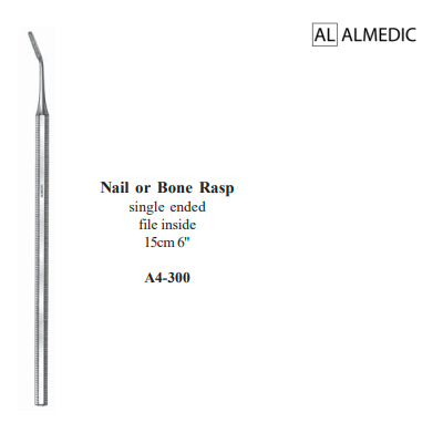 Almedic Nail or Bone Rasps – Essential Medical Supplies