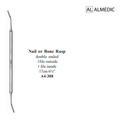 Almedic Nail or Bone Rasps – Essential Medical Supplies