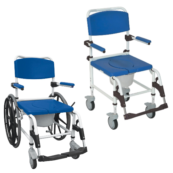 Drive Medical Aluminum Rehab Shower Commode Chair