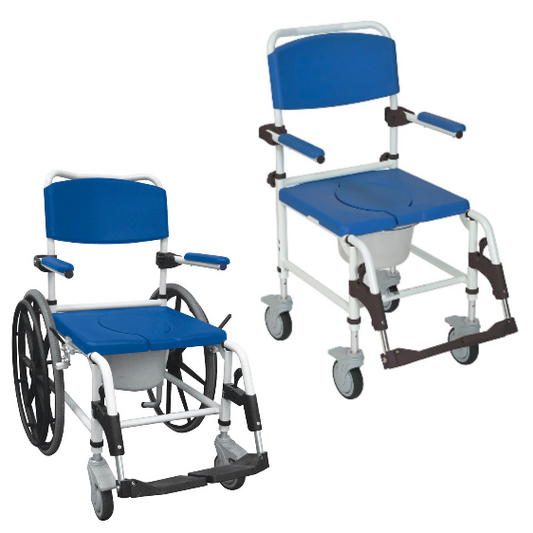 Drive Medical Aluminum Rehab Shower Commode Chair