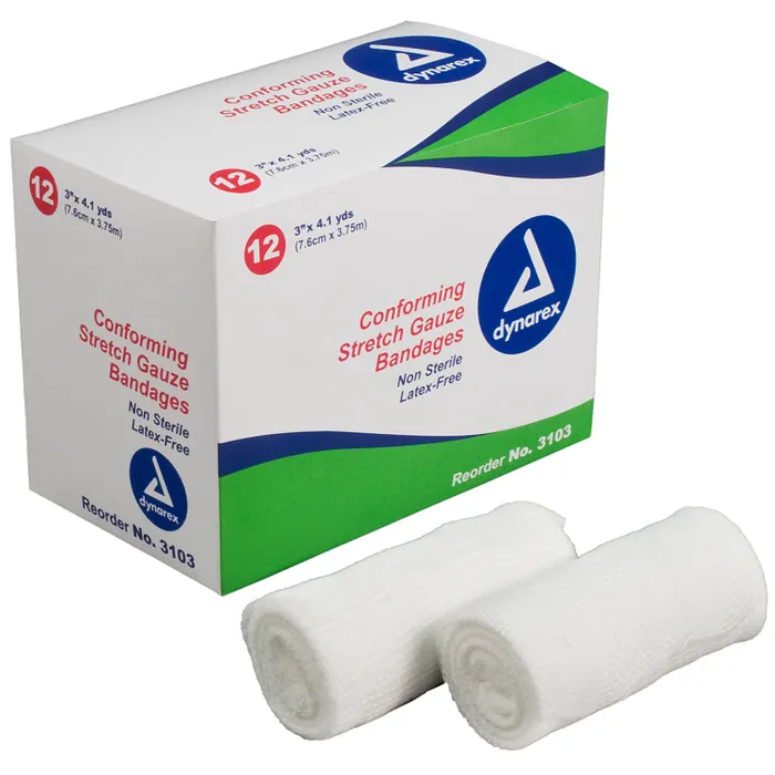 Dynarex Conforming Stretch Gauze Rolls