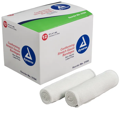 Dynarex Conforming Stretch Gauze Rolls