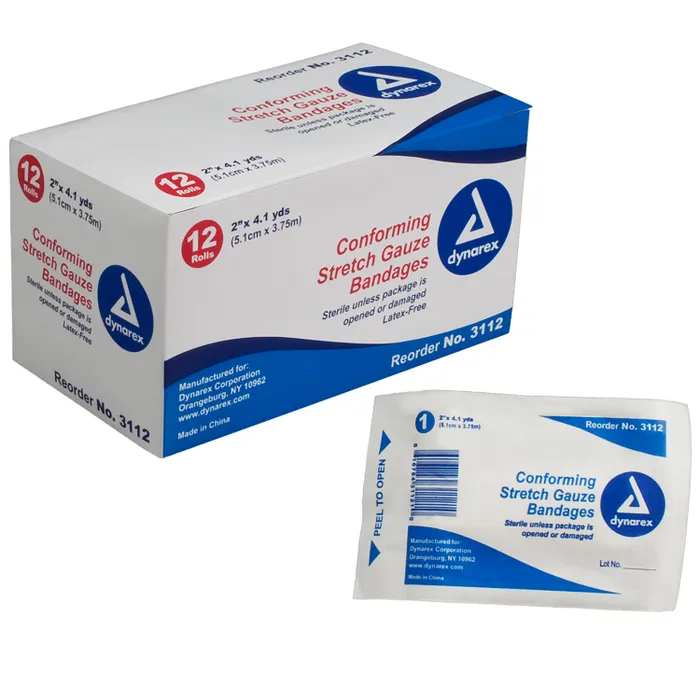 Dynarex Conforming Stretch Gauze Rolls