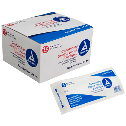Dynarex Conforming Stretch Gauze Rolls