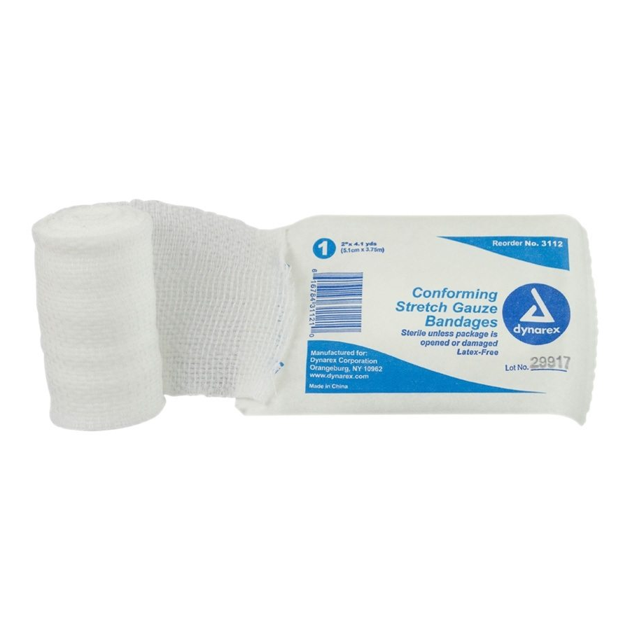 Dynarex Conforming Stretch Gauze Rolls