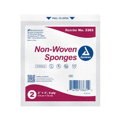 Dynarex Non-Woven Gauze Sponges