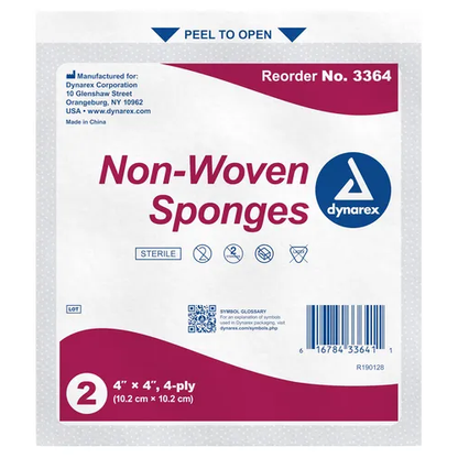 Dynarex Non-Woven Gauze Sponges