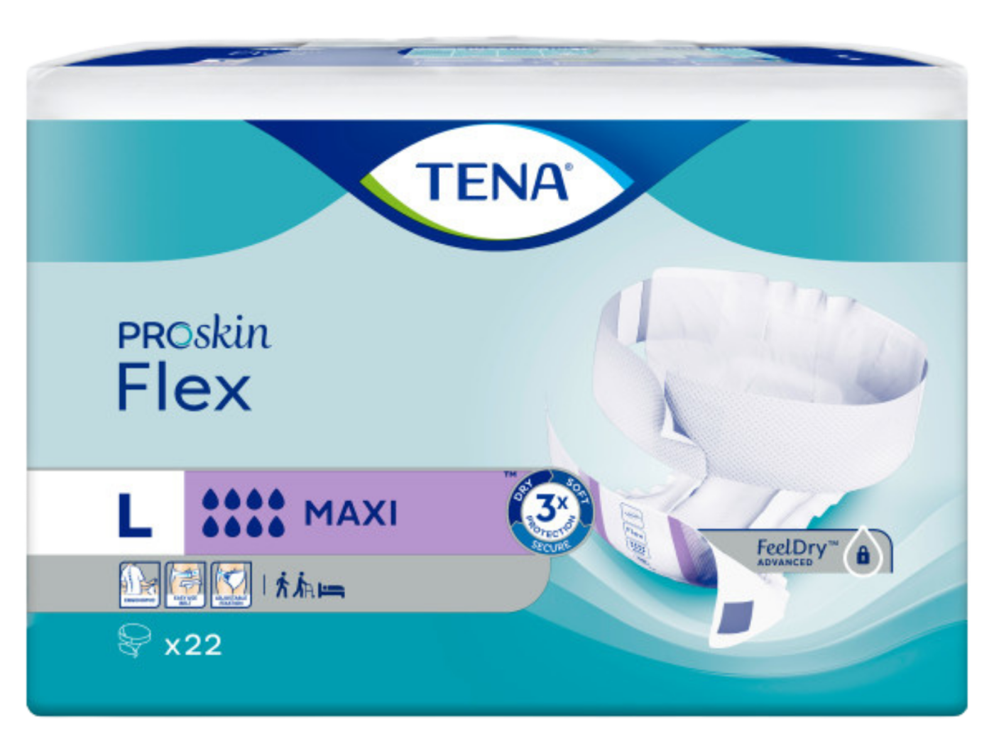 TENA® Flex™ Incontinence Brief, Maximum Absorbency