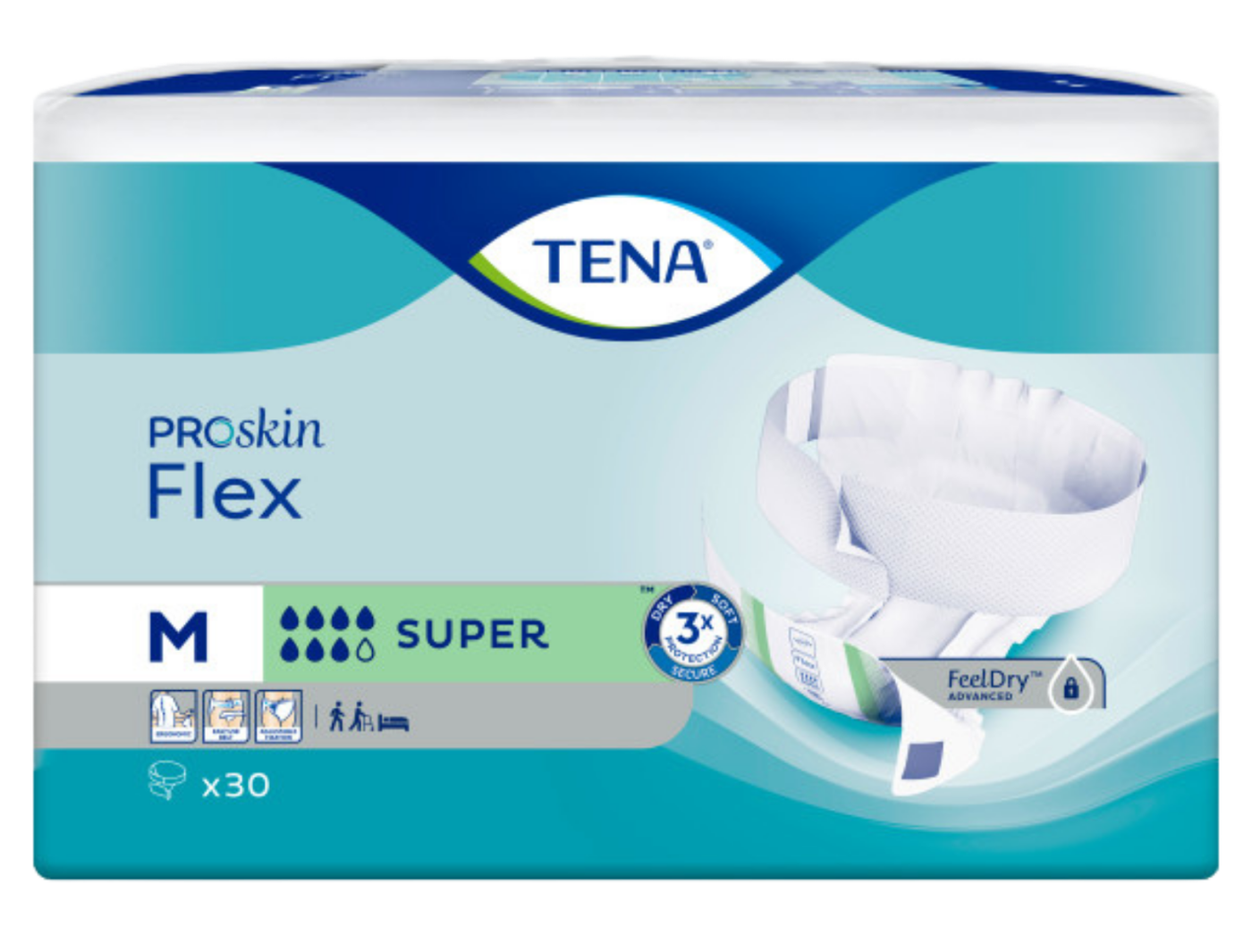 TENA® Flex™ Incontinence Brief, Super Absorbency
