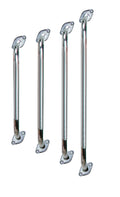 Drive Medical Chrome Grab Bar with Rotating Flange