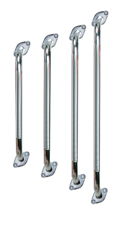 Drive Medical Chrome Grab Bar with Rotating Flange