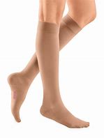 Mediven Plus Calf Length Petite W/Topband Compression Stockings, Closed Toe Class 2