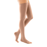 Mediven Forte Thigh Length Open Toe Compression Stockings W/Topband Class 2