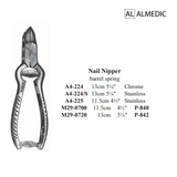 Almedic Barrel Spring Nail Nippers