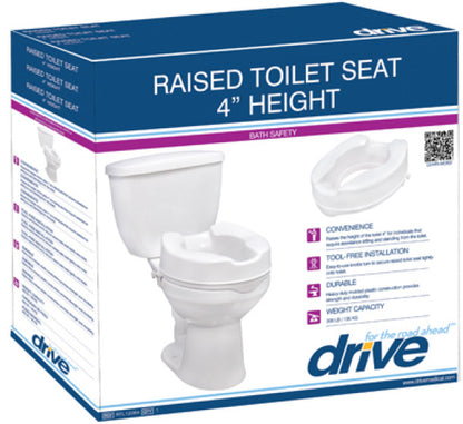 Drive Medical Clamp-On Raised Toilet Seat
